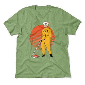 Kill Bill Mrs.santa Men/Unisex T-Shirt in Heather Green color